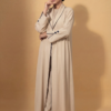 Open Beige Formal Kimono
